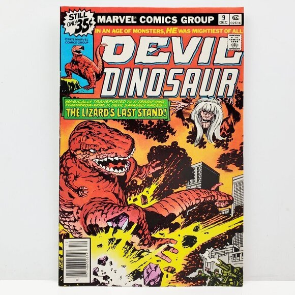 Devil Dinosaur Comic Book #9 Marvel Dec. 1978 Lizard's Last Stand NM - Picture 1 of 9